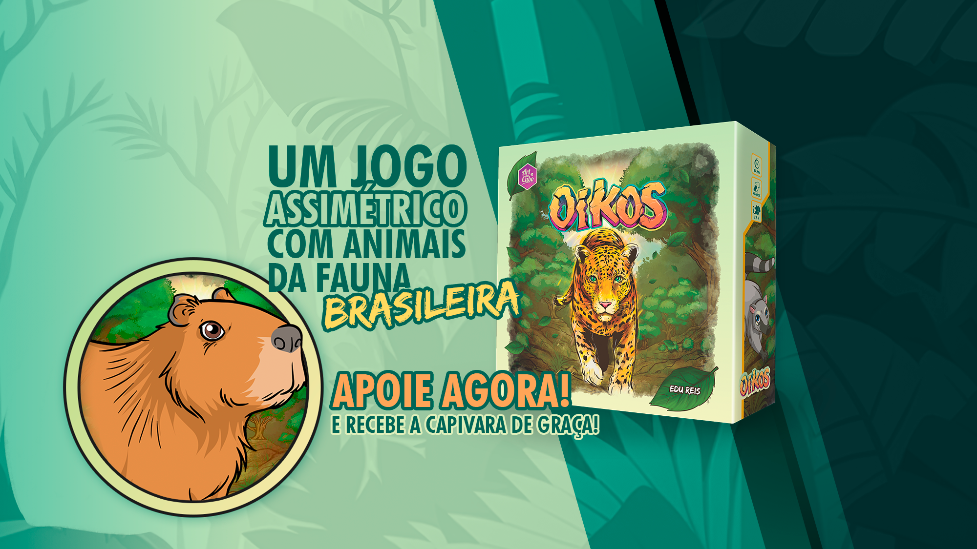 Oikos - O jogo de tabuleiro da fauna brasileira!